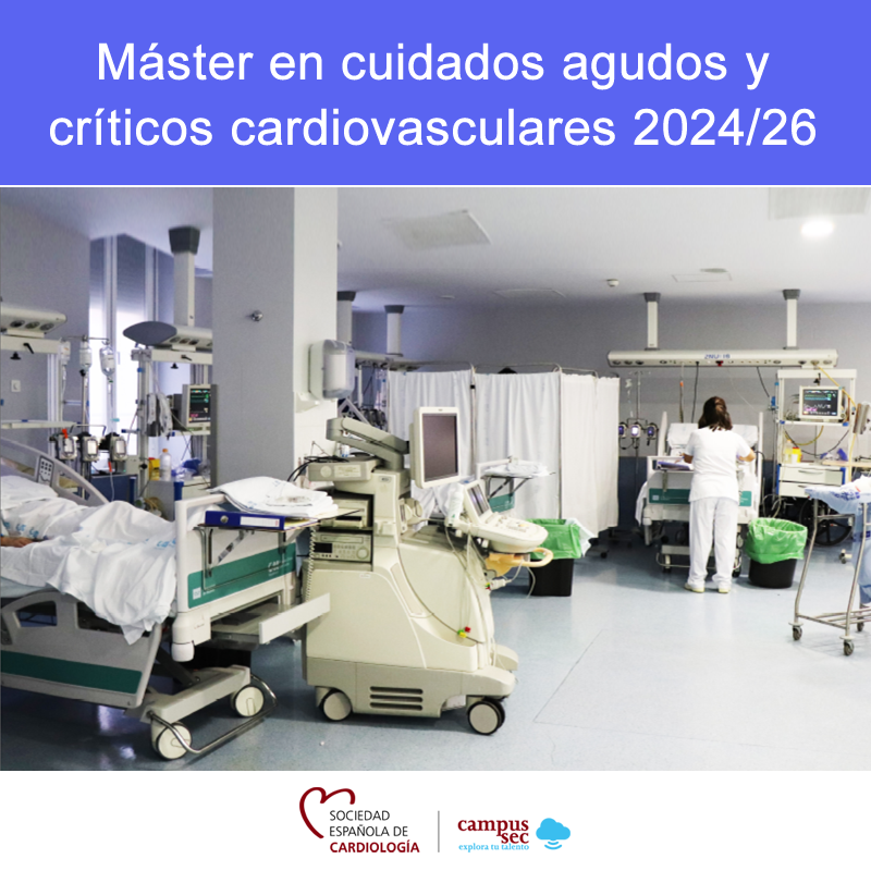Máster en cuidados agudos y críticos cardiovasculares 2024/26