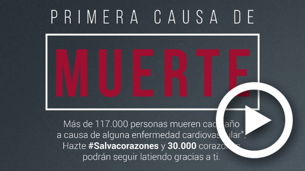 Campaña #SalvaCorazones para prevenir la enfermedad cardiovascular